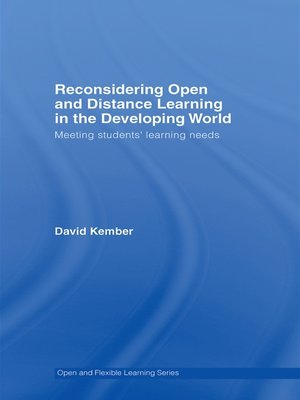 cover image of Reconsidering Open and Distance Learning in the Developing World